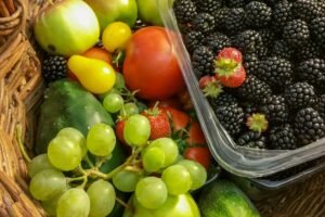 Petit panier de fruits et légumes